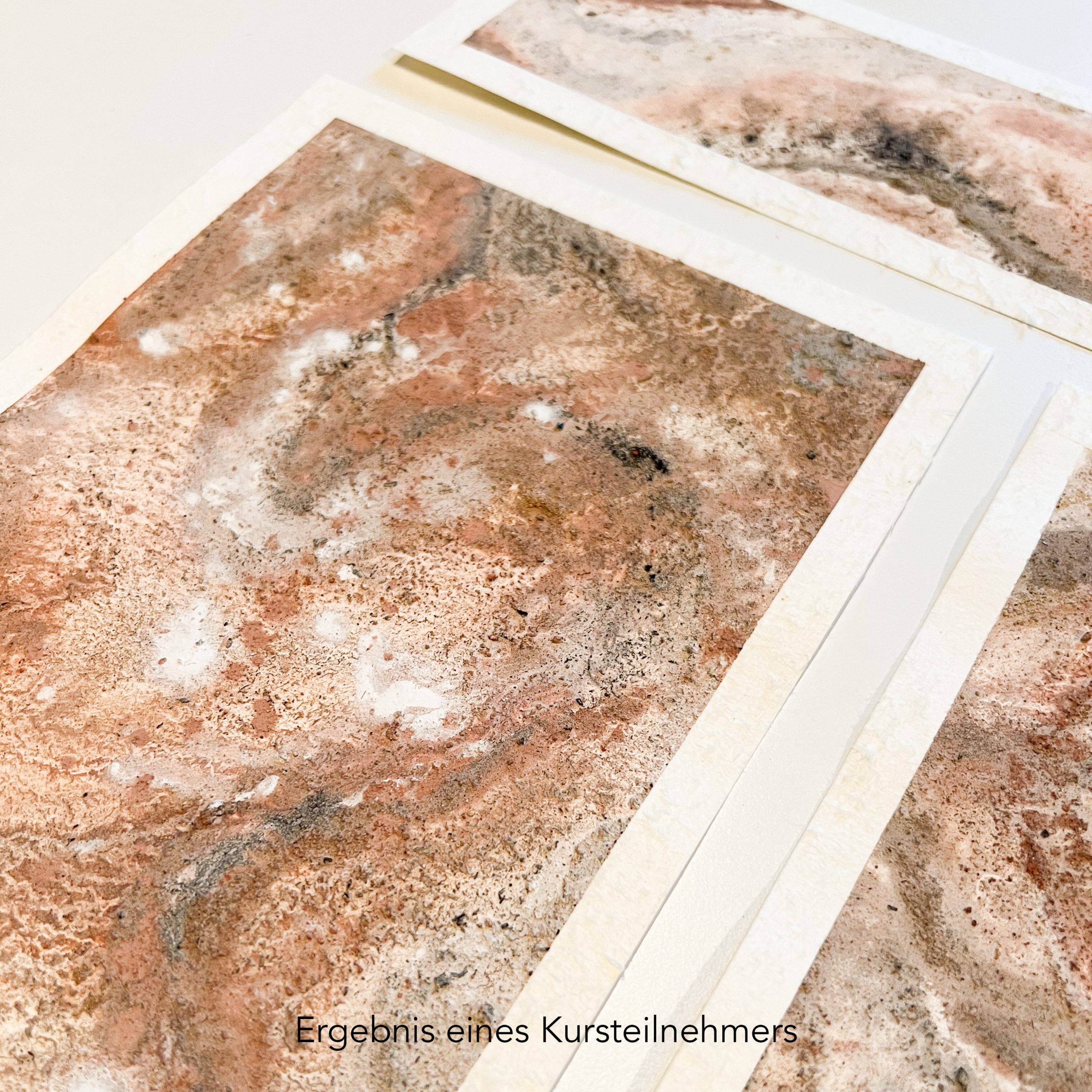 Experimentelles Malen mit Erdpigmenten – Bild 2