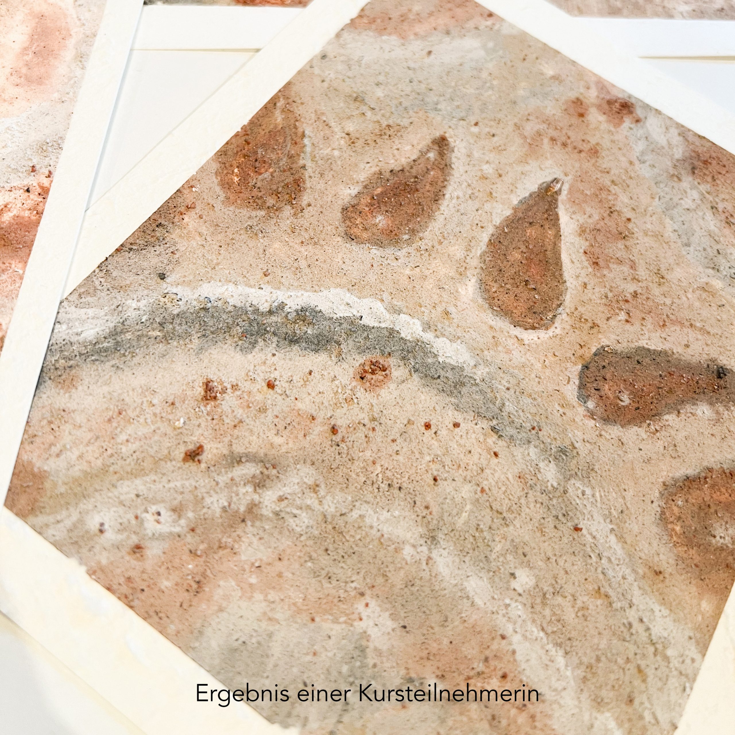 Experimentelles Malen mit Erdpigmenten – Bild 6